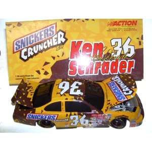  Action 2001 1/24 Ken Schrader Snickers Nascar Diecast 