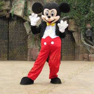  ADULT MICKEY MOUSE COSTUME CARTOON COSTUME FANCY DRESS PARTY COSTUME 