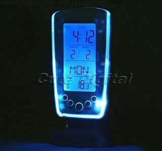 Digital LED Square Alarm clock calendar thermometer New  