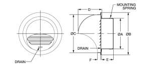 NEW SEIHO ALUMINUM VENTCAP 4w/ Insect Screen   SFX4N  