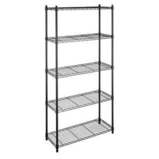 Whitmor 5 Tier Supreme Shelving Black.Opens in a new window