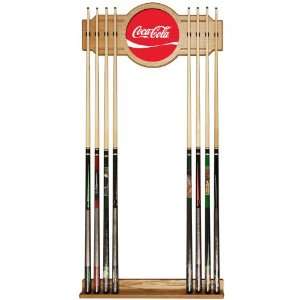   Cola 2 piece Wood and Mirror Wall Cue Rack