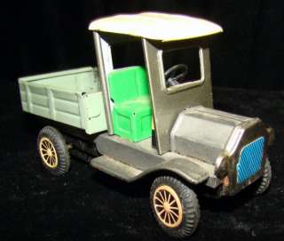 vintage tin toy friction Japan Antique Model T Truck  