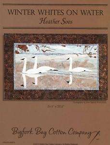 WINTER WHITES ON WATER SWAN APPLIQUE KIT/HEATHER SOOS  