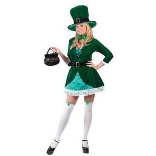 Adults St. Patricks Day Sassy Leprechaun Costume   L product details 