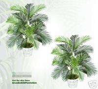 Two 3 Areca Artificial Palm Trees Silk Plants New 113  