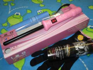 ISO BEAUTY 13MM TWISTER CURLING IRON CERAMIC IONIC PINK  