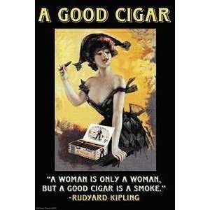  Vintage Art A Good Cigar   22241 7