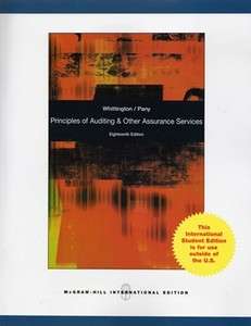 Principles of Auditing and Other Assurance Services by Kurt Pany 18E 