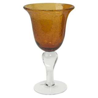 Glass Goblets Set of 6   Amber.Opens in a new window