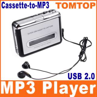   to PC USB Cassette to  Converter Capture Audio Music Player  