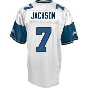  NFL Jerseys Seattle Seahawks 7# Jackson White Football Jersey 