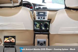 TFT LCD In Car Armrest Monitor Video DVD Player + USB/SD+ Gaming 