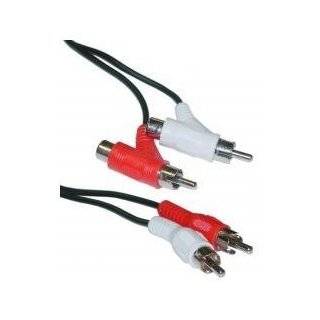 6ft 2 RCA Male   2 RCA Female / Male Piggy Back Cable PiggyBack by 