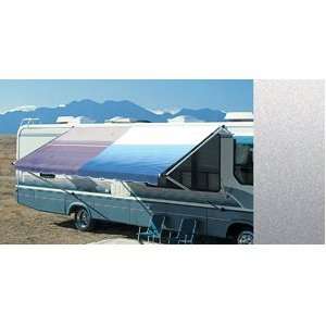 RV Vinyl Awning Fabric Motorhome & Trailer Replacement Fabric  Silver 