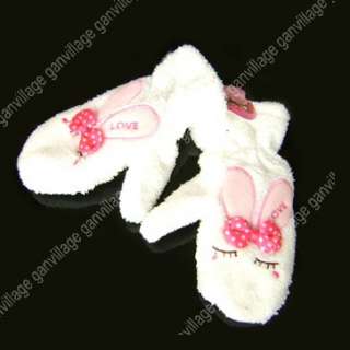 Adult Easter Bunny Rabbit Hands Gloves Costume Pink New  