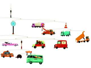 Djeco Traffic Cars Truck Automobile Hanging Baby Mobile  