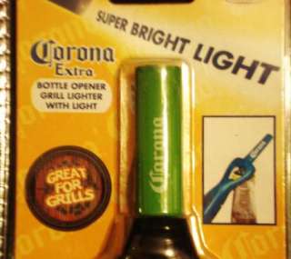 Corona Extra Beer Bottle Opener BBQ Grill Lighter W/ Super Bright 