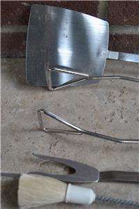   Stainless Steel Tool Set BBQ Grill Utensils Tools Tongs Scraper  