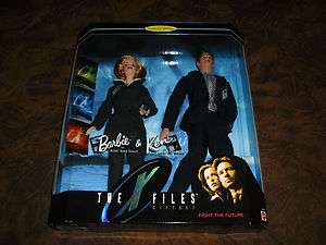 Barbie & Ken As Scully & Mulder The X Files 1998 Collectors Edition 