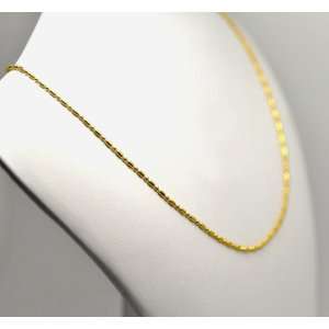  10 Gold Ball Rectangle Chain Charm Pendant Necklace 16 