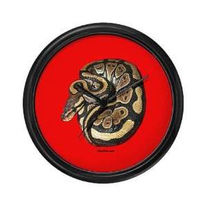 Ball Python Snake Wall Clock by 