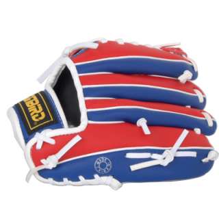10 Baseball Softball Gloves Left Hand Throw Red Blue  