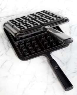 Nordic Ware Stove Top Belgian Waffle Maker Non Stick Cast Aluminum 
