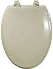 Magnolia Products Elongated Creme Wood Toilet Seat