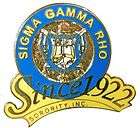 sigma gamma rho since 1922 pin w butterfly clutch returns