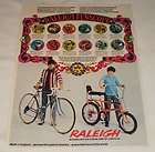 1971 Raleigh Funscape bicycles ad ~ CHOPPER, 10 SPEED  