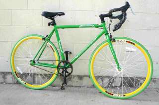 Fixed Gear Bike Fixie Bike Road Bicycle 53cm Green RD 267  