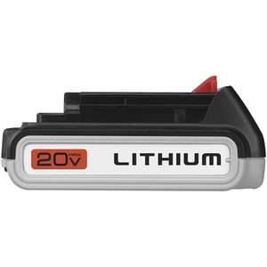 Black & Decker 20V MAX Extended Run Time Lithium Battery LBXR20  