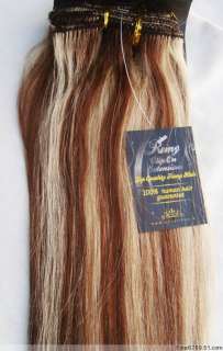 26 Human Hair Extensions Weft 100g Mixed #8/613  