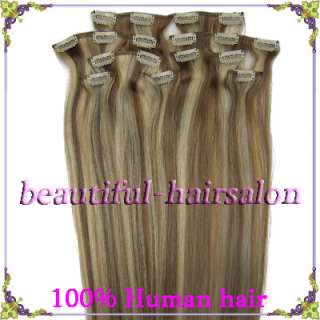   hair extensions 12 613 light brown mixed with light blonde 100g new