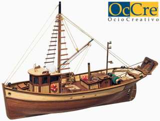 OcCre PALAMOS fishing boat ship wood model KIT new  