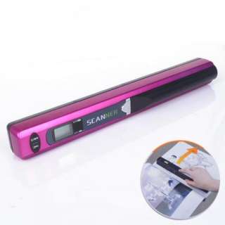 Handheld Portable photo Documents Book Scanner Cordless  