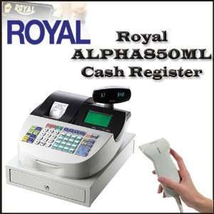 Cash Register With Royal Machines PS700 Hand Held Bar Code Scanner/Bar 