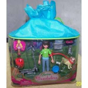  Barbie Mini Thumbelina Makena Doll Set playset Toys 