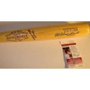  Red Schoendienst Autographed Baseball Bat   with HOF 89 