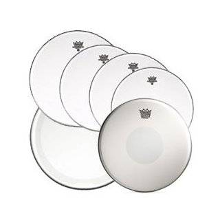  with 14 Emperor X Snare Drum Head and 22 Clear Powerstroke 4 Bass