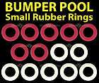 Rubber Rings for Bumper Pool Table 7 White 7 Red Rings
