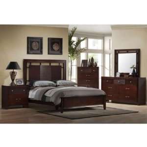   California King 6 Piece Bedroom Set   Emerald B130 Set