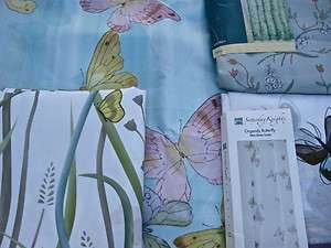 Butterfly Shower Curtain Frolic Flutterby Organdy Madame Shadow 