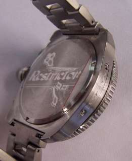 Vestal Watch Restrictor Silver Black Chronograph RES001  
