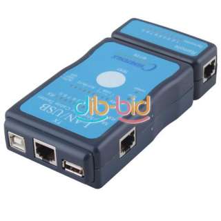   Modular RJ 45 RJ11 Network LAN USB Wire Cable Line Tester Checker M726