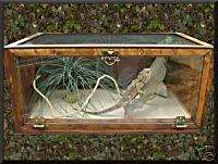 Wood REPTILE CAGE Lizard, Chameleon, Snake 30 x 14 x18  