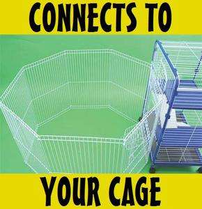   EXERCISE PEN CONNECT TO YOUR CAGE FOR RABBITS FERRETS GUINEA PIGS