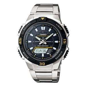 Casio Mens Silver Slim Solar Multi Function Analog Digital Watch 