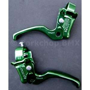  Dia Compe MX122 BMX bicycle brake lever   GREEN ANODIZED 